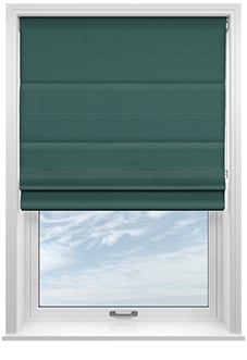 Astoria, Alpine Moss - Twist&Fit Roman Blind